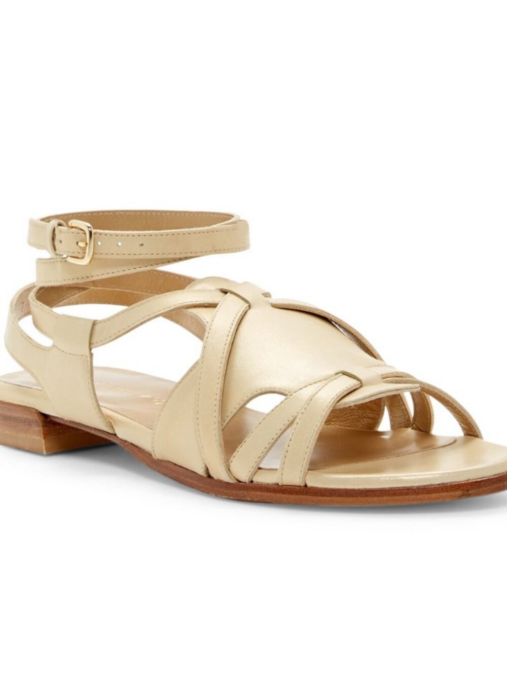 New Stuart Weitzman Greek Gladiator Sandals, US 6, Chic Summer Strappy Flats